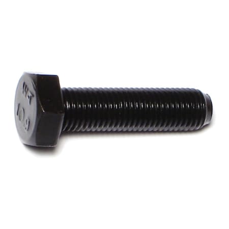 Midwest Fastener Class 10.9, M8-1.00 Hex Head Cap Screw, Plain Steel, 30 mm L, 12 PK 73883